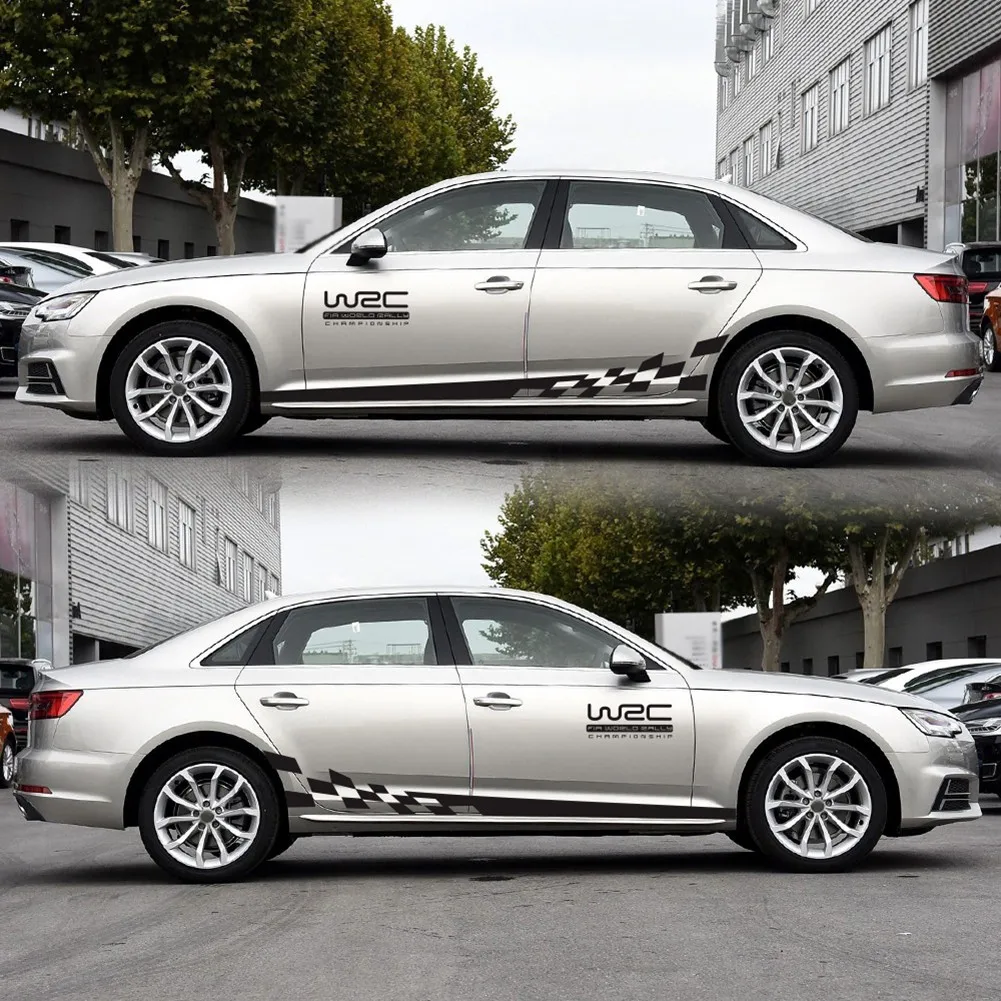 

For Race Car Sticker Door Fender SUV Side Stickers Stripes Accessories
