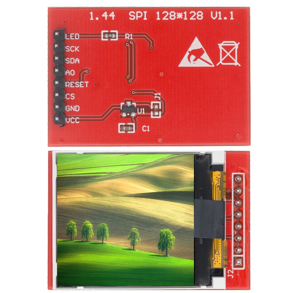 TFT дисплей 0 96/1 3/1 44/1 77/1 8 дюймов IPS 7P SPI HD 65K полноцветный ЖК модуль ST7735 Привод IC 80*160