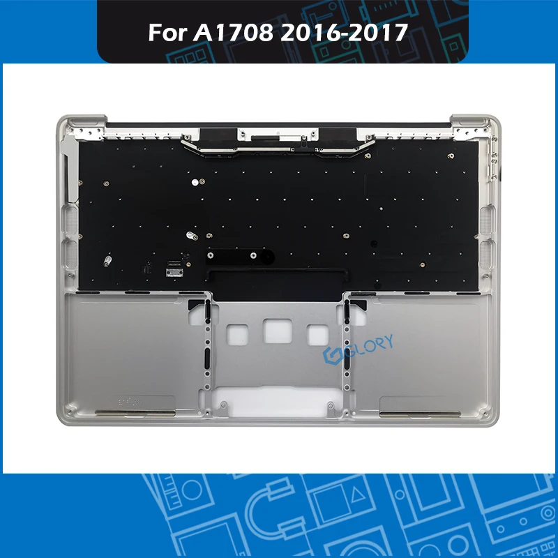 Ноутбук серебристый A1708 верхний корпус для MacBook Pro Retina 13 дюймов 2016 2017 Упор рук с