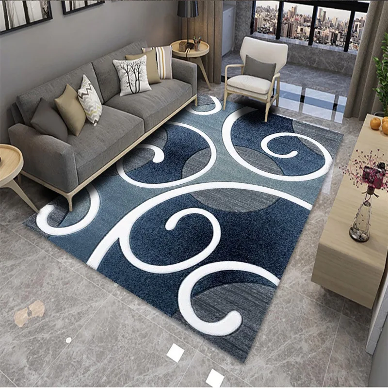 

Decor For Room Rugs Nordic Minimalist Bedroom Home Carpet Printing Living Room Carpet Modern Geometric Sofa Coffee Table Mat