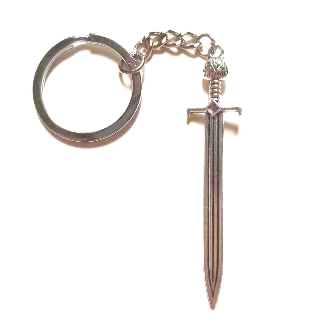 Самурайский меч кольцо для ключей брелок мужчин|Брелоки| |