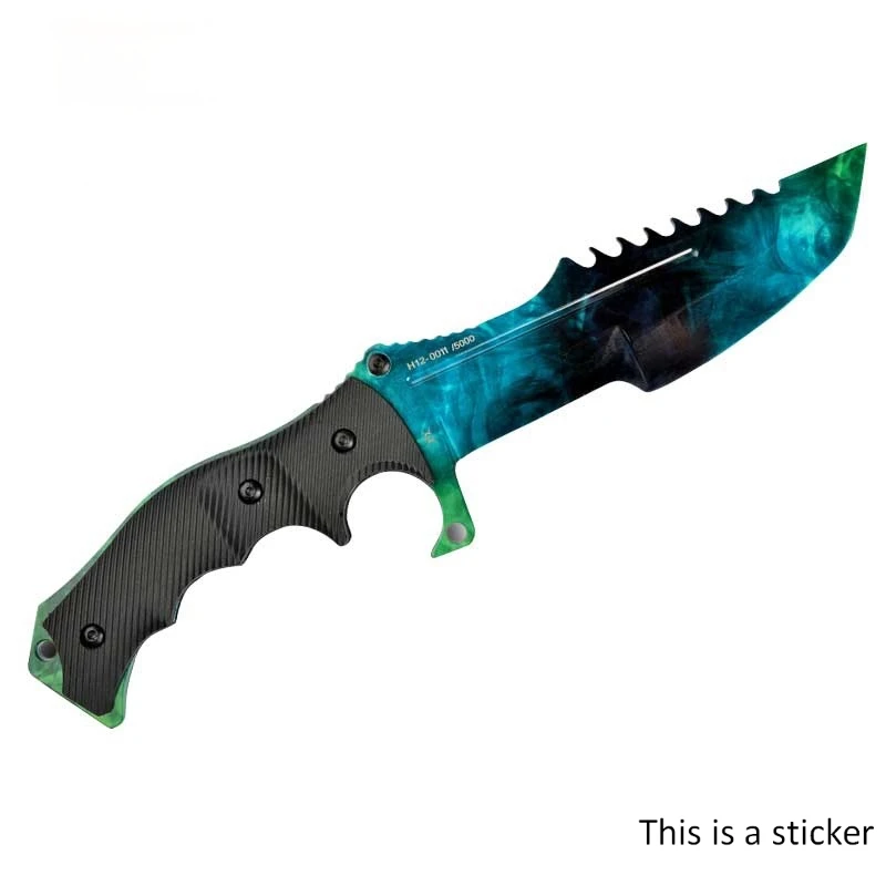 

13cm Car Decal for CS GO Karambit Knife Auto Car Stickers Laptop Suitable for Any Flat and Smooth Clean Surface Decor