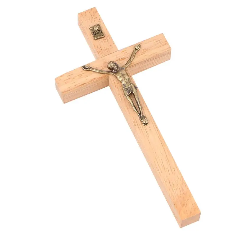 Крест из сплава цинка Иисус католический 1 шт. однотонный для украшения церкви