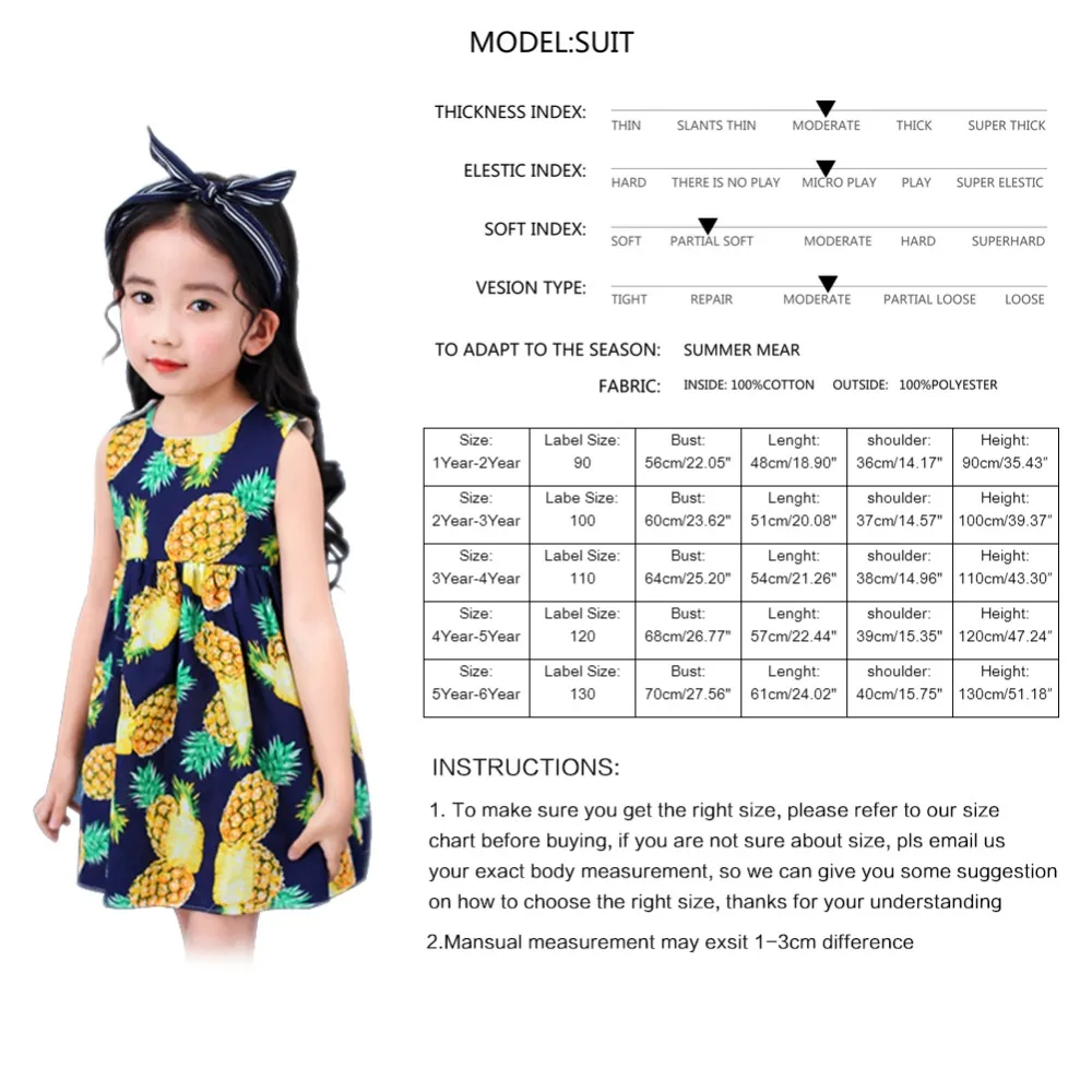 New 2-7y Girls Clothing Summer Girl Dress Children Kids Berry Back V Cotton Vest dress Clothes | Детская одежда и обувь