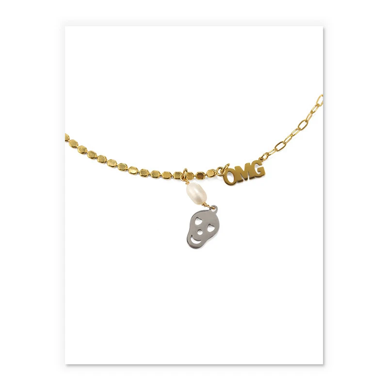 

100% Nature Baroque pearl pendants necklace simple design wild elegant charm pearl necklace for women jewelry 42.5cm+4.5cm