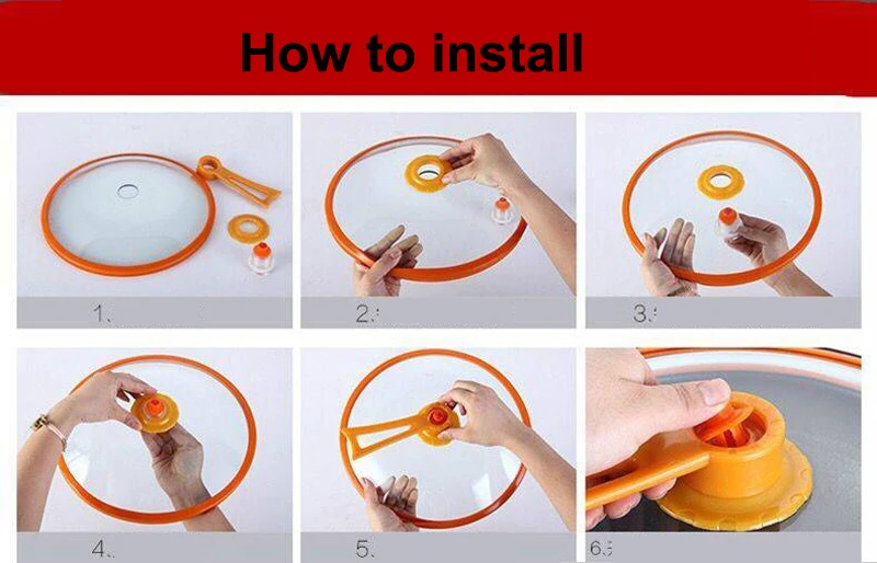 Вакуумный горшок крышка вок Золотой Горшок здоровье давление клапан Ручка