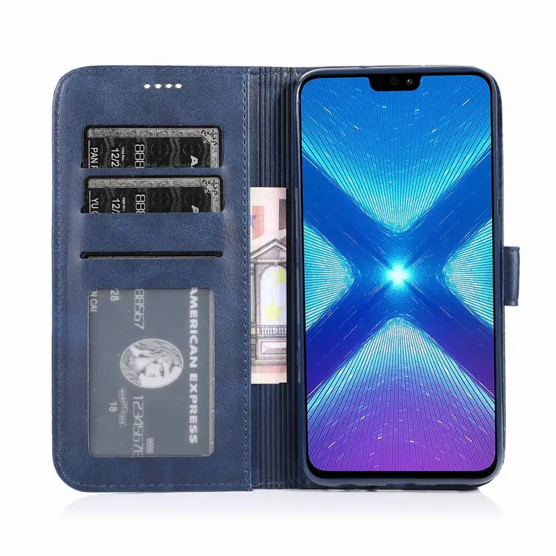 Чехол-книжка с бумажником для Honor 8X8 X, чехол для huawei Honor 8X, сумка для мобильного телефона, чехол Honor8X, кожаный чехол-книжка для смартфона