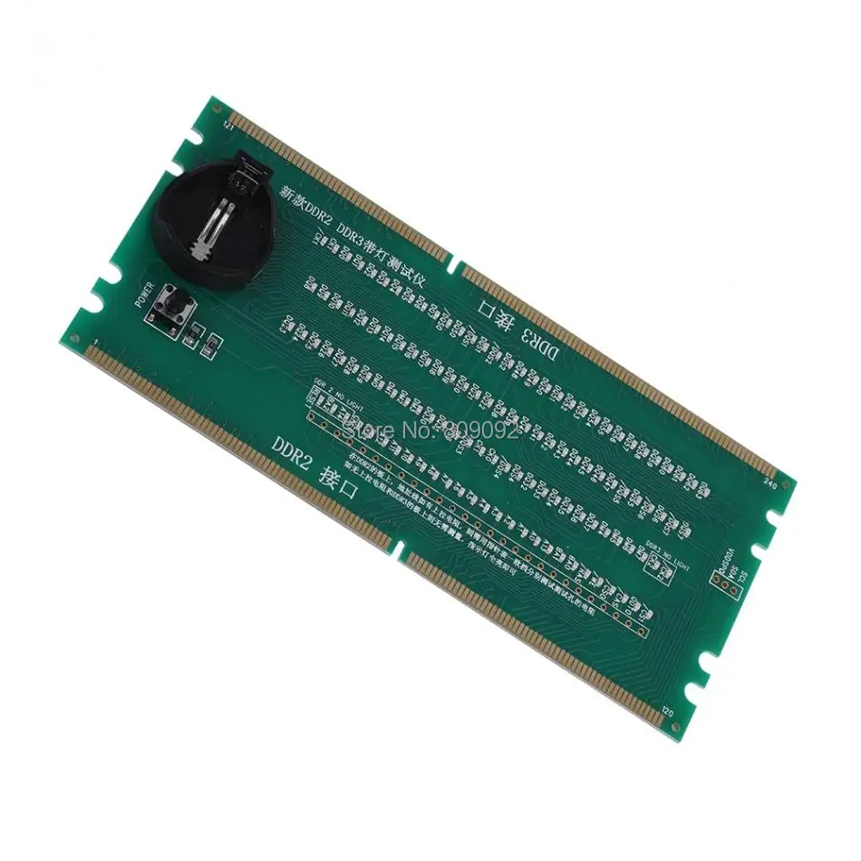Две в одной настольной материнской плате Тестовая карта DDR2/DDR3 с светодиодный тестовый прибор для Intel и AMD Материнская плата Тестер для ремонта
