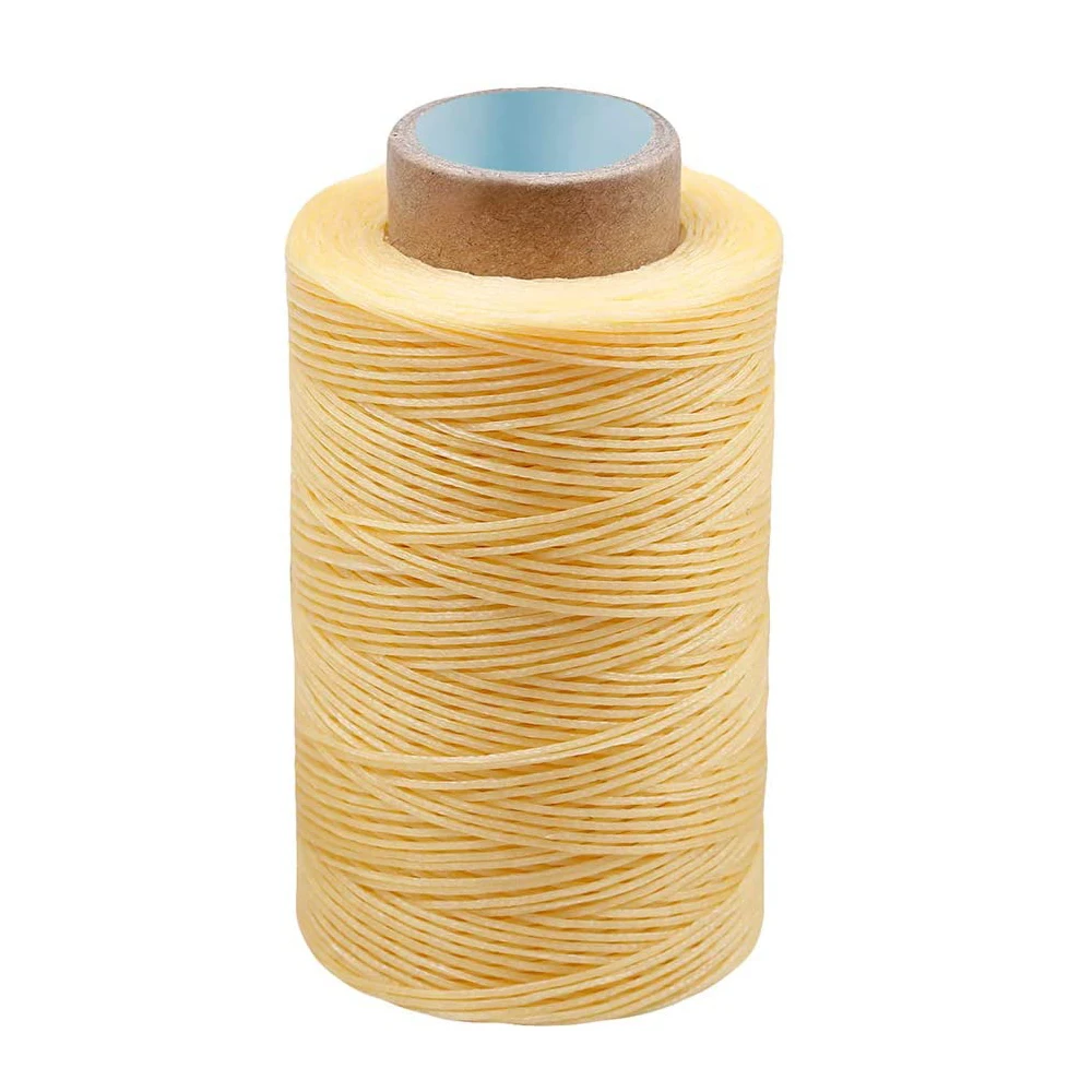 Вощеная нить для шитья кожи LMDZ, 284 ярдов, практичная длинная швейная нить для кожевенного ремесла, «сделай сам», для переплета книг, ремонта обуви