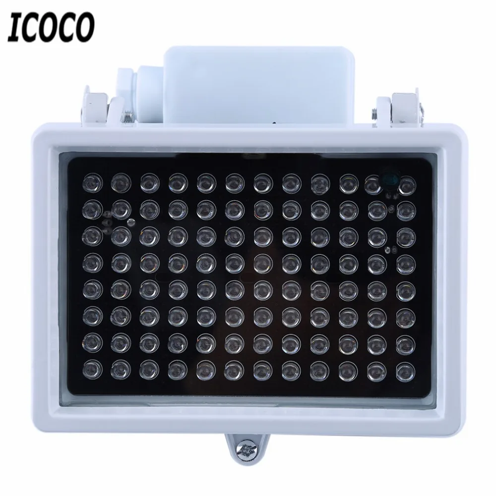 ICOCO DC 12 В 96 Светодиодный светильник ночного видения ИК инфракрасный светильник универсальная лампа для камеры видеонаблюдения для дома, двора, сада