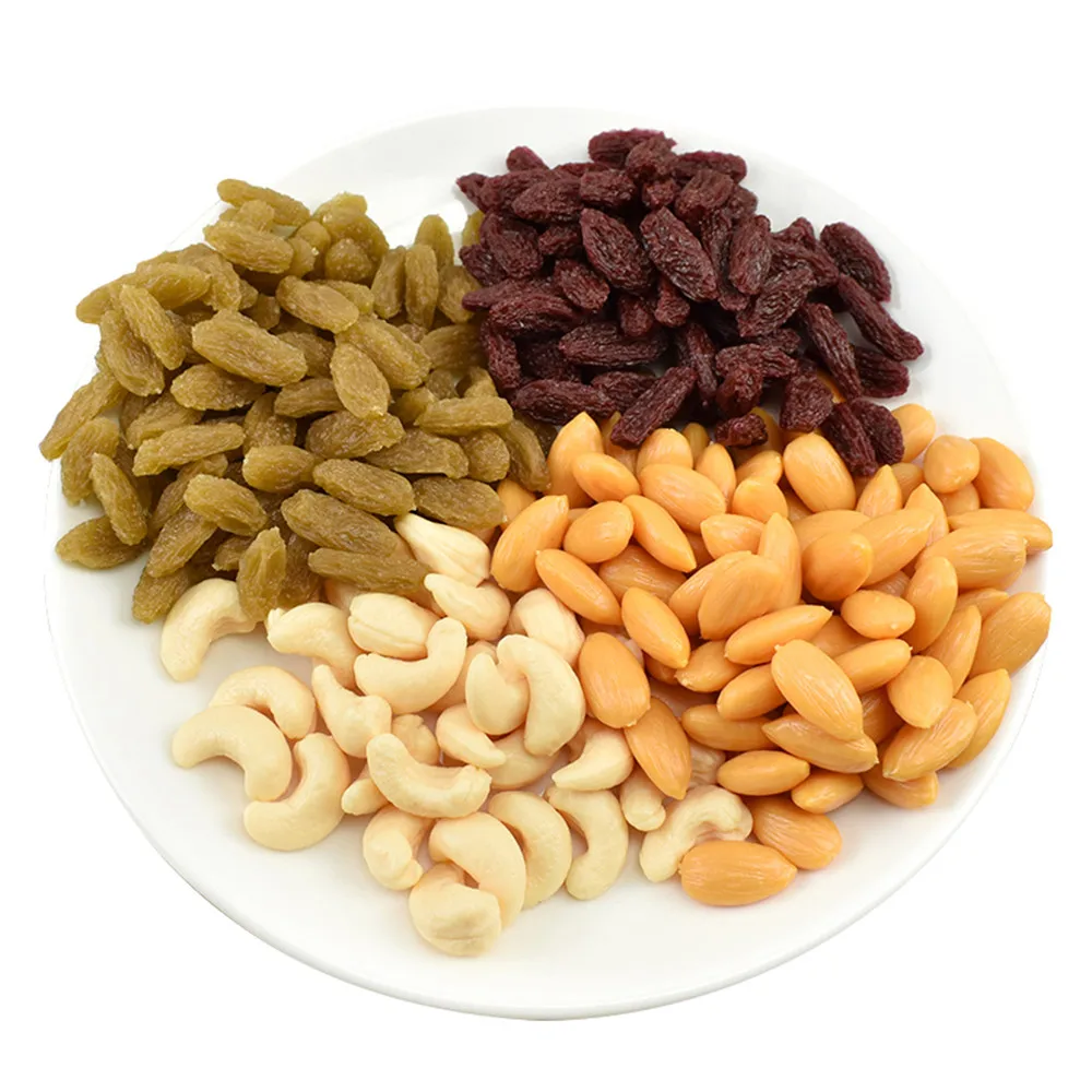 

artificial faux fruit props hotel bar cafa shop store decor raisin apricot kernel cashew nut dry fruits nuts fake fruit model