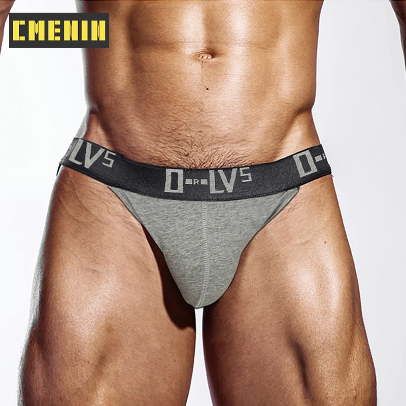 Мужские трусы бикини с буквенным принтом желтые брифы из хлопка сексуальное