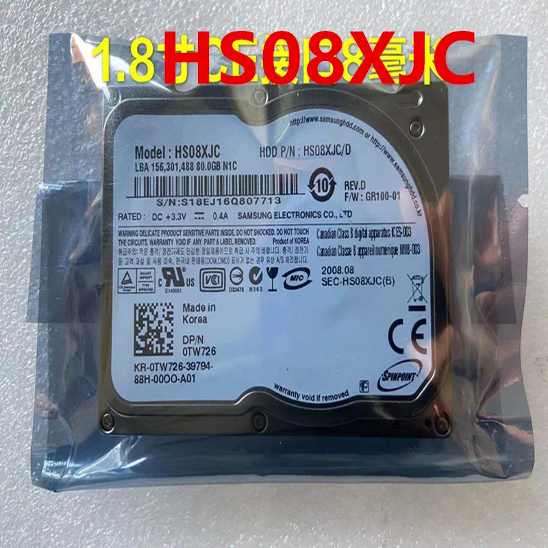    HDD  Samsung 80  1, 8  8  CE 5400 /   HDD  HS08XJC