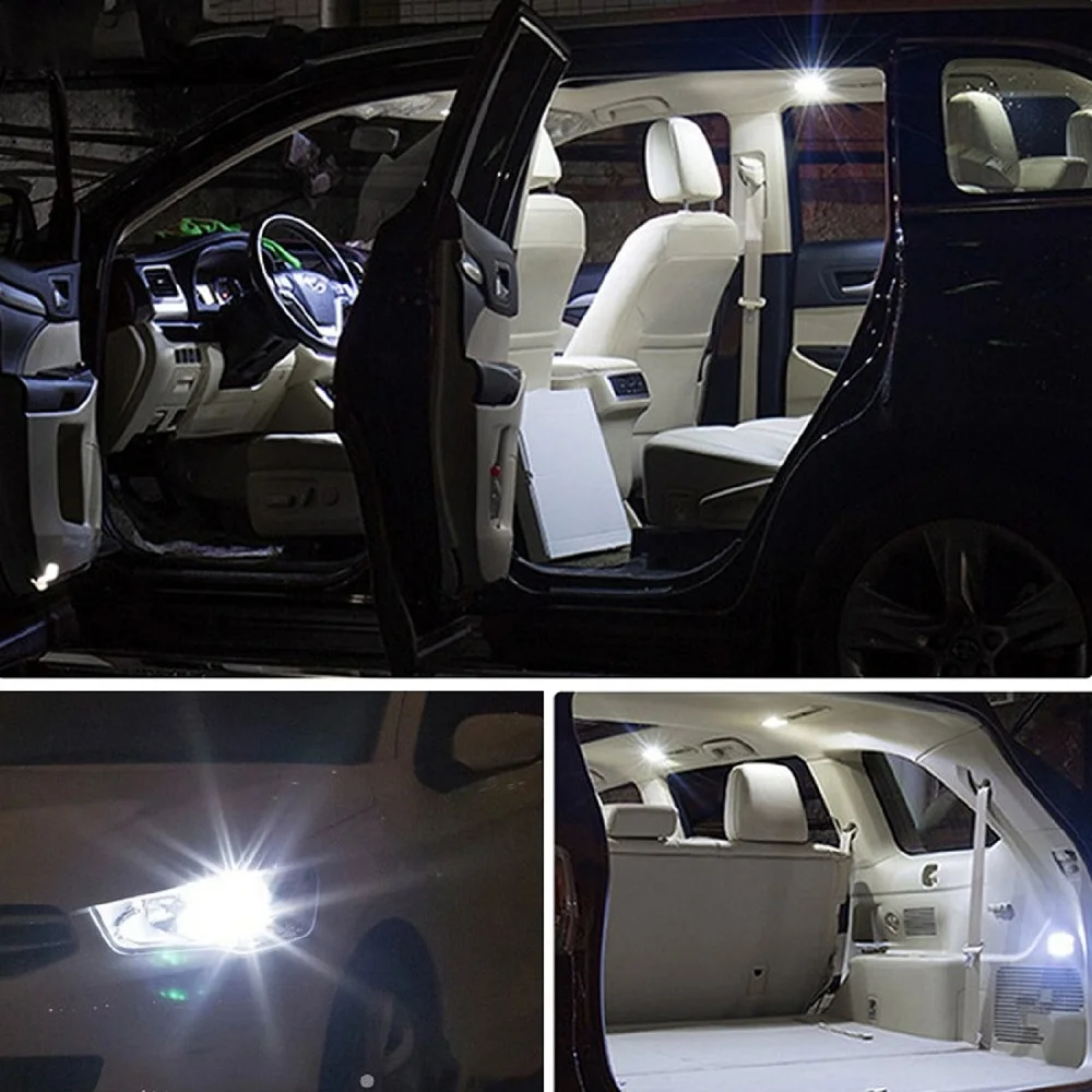 AUXITO 2x W5W T10 Светодиодный лампочки Canbus автомобильный парковочный Клин подсветка Интерьер лампы для Ford Focus 1 2 3 Fiesta Mondeo Ecosport, Kuga F-150