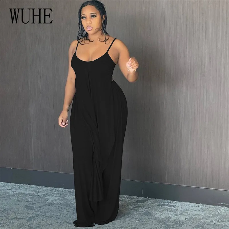 

KEXU Loose Two Piece Sets Spaghetti Strap Off Shoulder Sexy Sleeveless Open Back Irregular Crop Top and Wide Leg Pants Casual