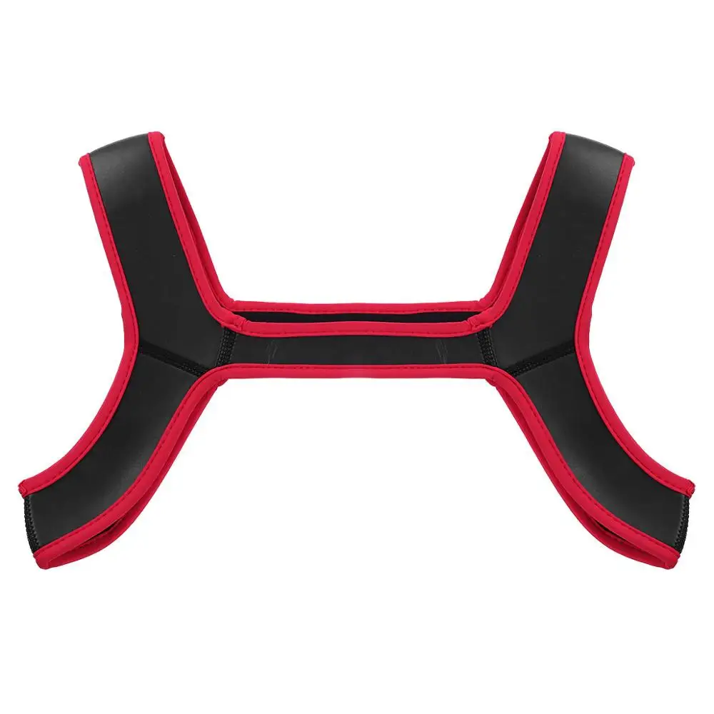 Мужская укороченная майка на плечо без рукавов с широкими бретельками из