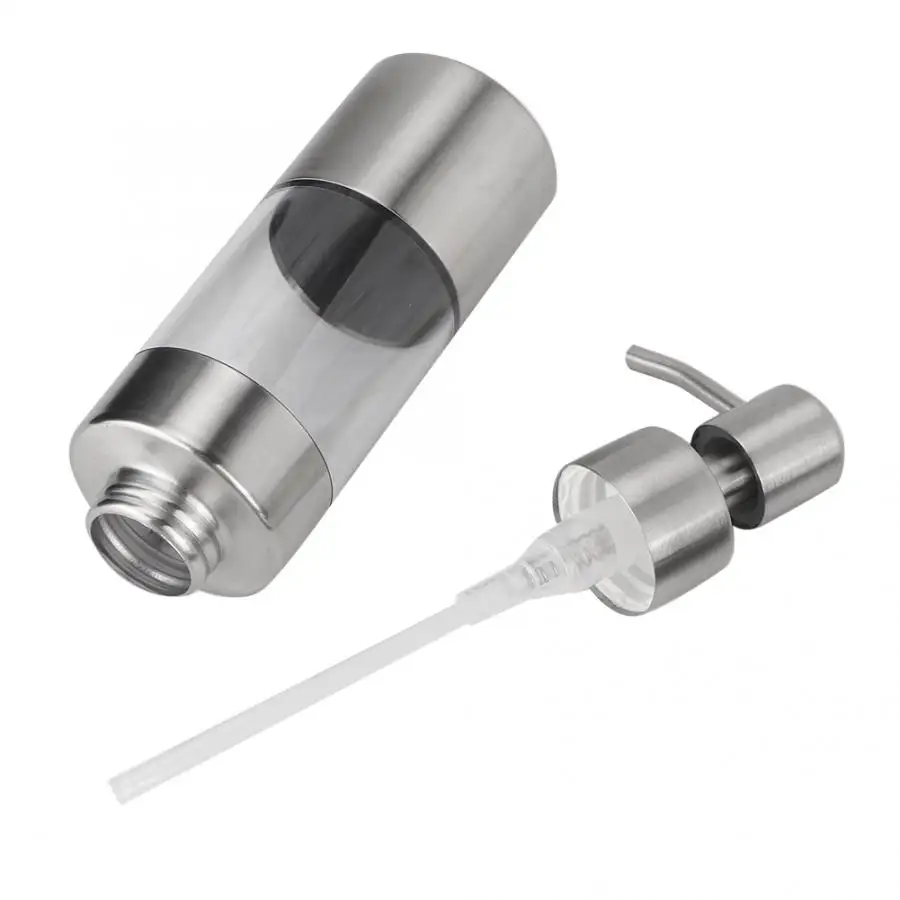 Прозрачный ABS нержавеющая сталь ванная комната ручной жидкий дозатор для мыла