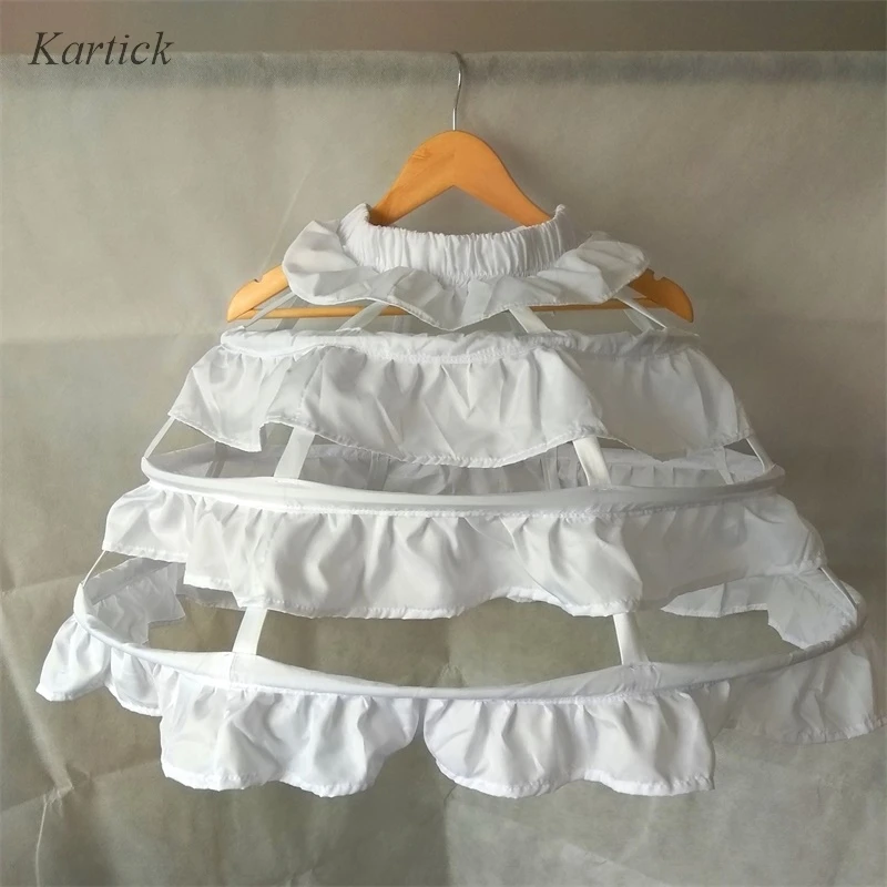 

Новые короткие юбки 3 кольца с рюшами кринолин для свадебного торжественного платья невесты белые/черные/красные свадебные аксессуары