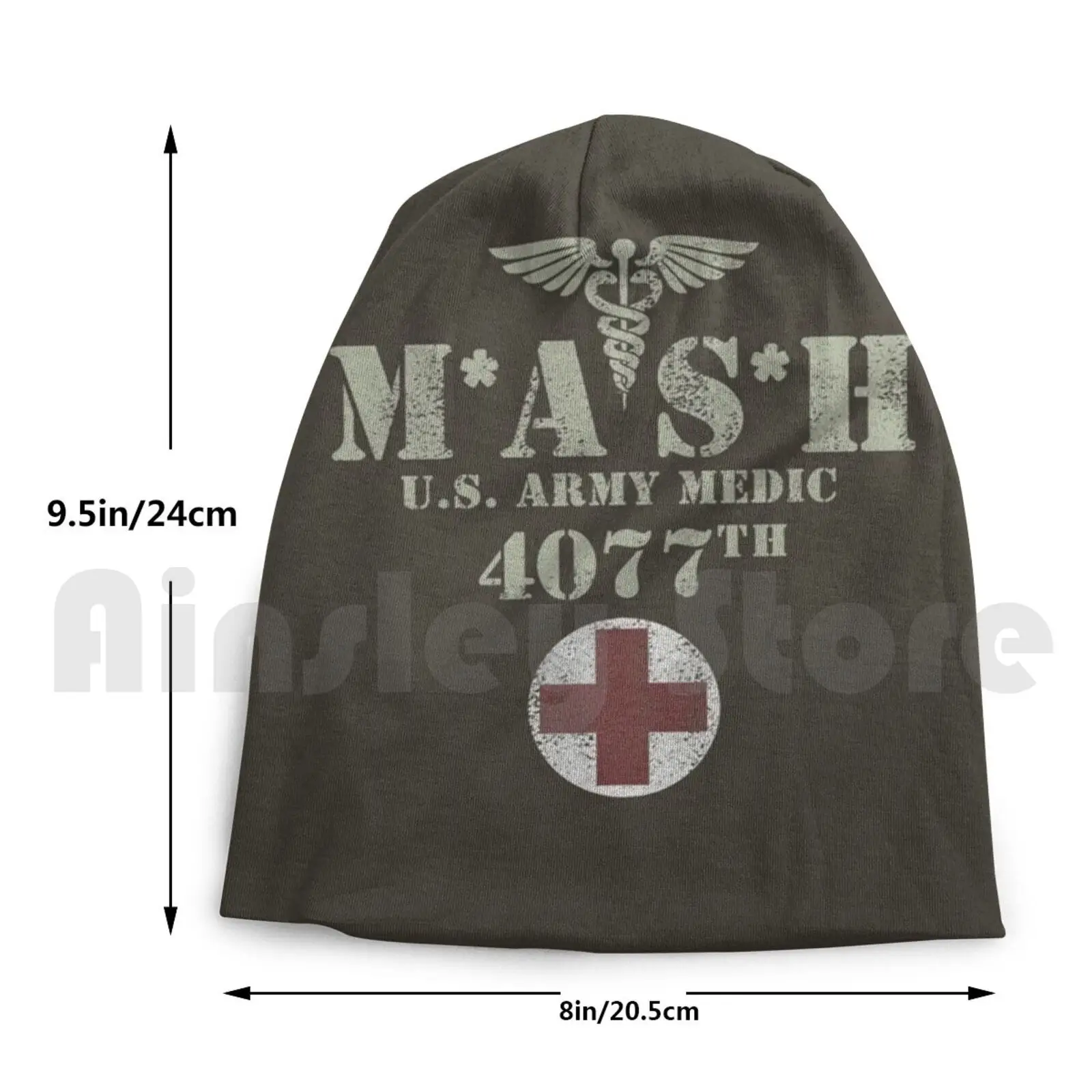 Шапка-бини для рукоделия подушка с принтом 4077 4077th Mash Hawkeye Kinger Alan Alda War | Аксессуары