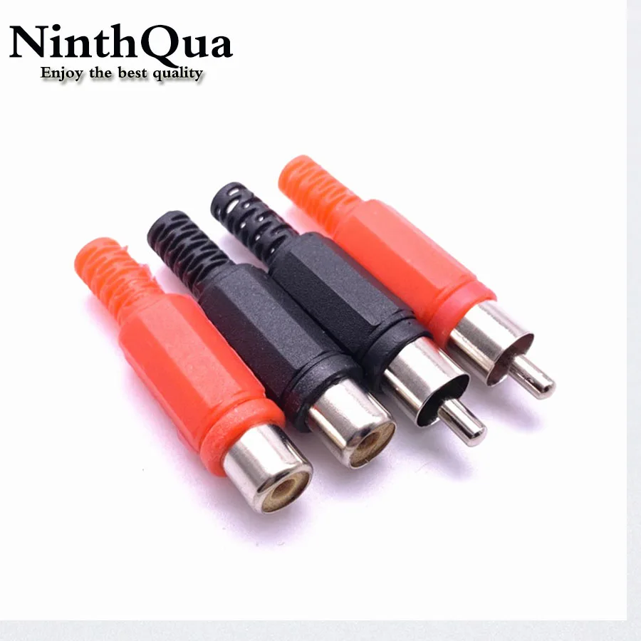 10 шт./лот Разъем 50 в 0.5A RCA пластиковые аудио разъемы Женский сварочный разъем