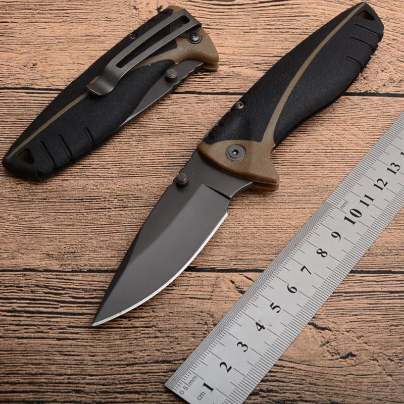 Складной нож для разведчика компактный походный Клинок с зубчатыми лезвиями из