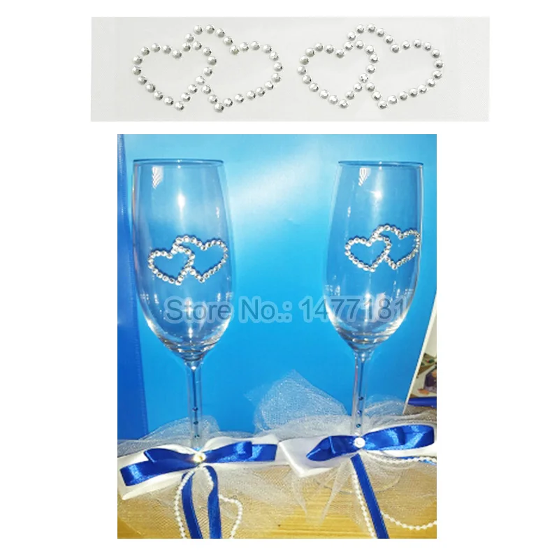 Свадебное украшение I Do Me Too милая роза кристалл со стразами свадебные наклейки