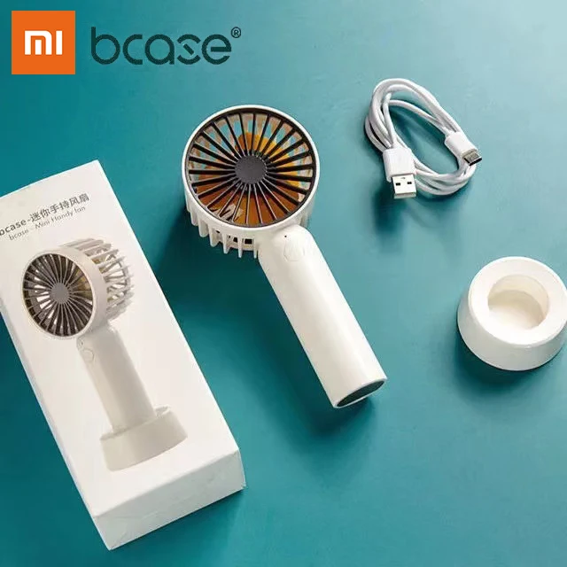 

Xiaomi Youpin Bcase Usb Fan Desk Mini Fan Portable Air Cooler Hand Fan Rechargeable Small Fan Strong Wind Super Quiet