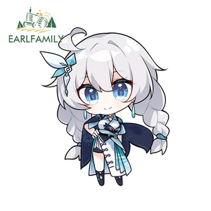 EARLFAMILY 13 см x 10,7 см для Honkai Impact 3 версии наклейки для автомобиля граффити наклейка бампера наклейка Водонепроницаемый модные багажник Декор