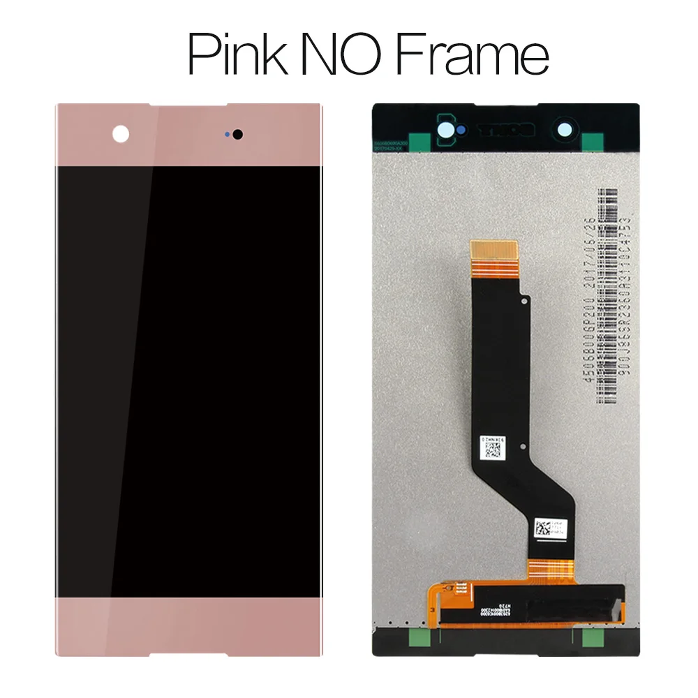 Pink no frame 6,0 '' Full HD 1080p lcd для sony Xperia XA1 ультра дисплей сенсорный экран дигитайзер для sony Xperia C7 XA1 ультра lcd - Цвет: Pink no frame