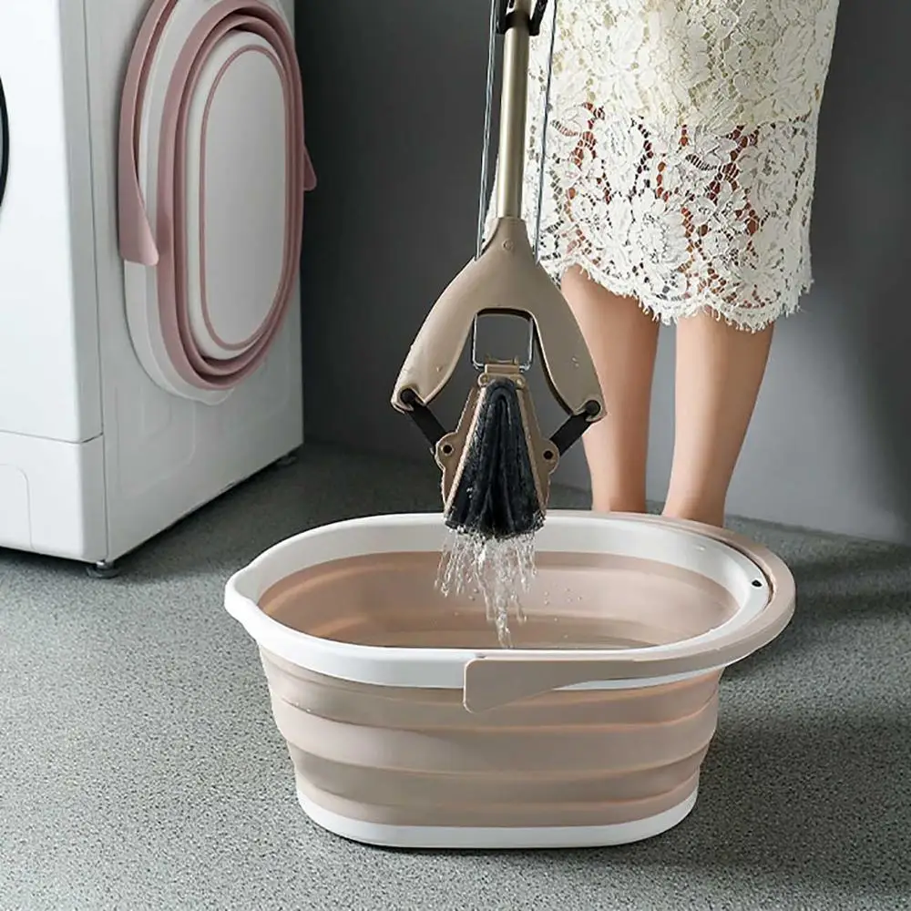 Портативное складное ведро для мойки автомобилей домашнее большое швабры