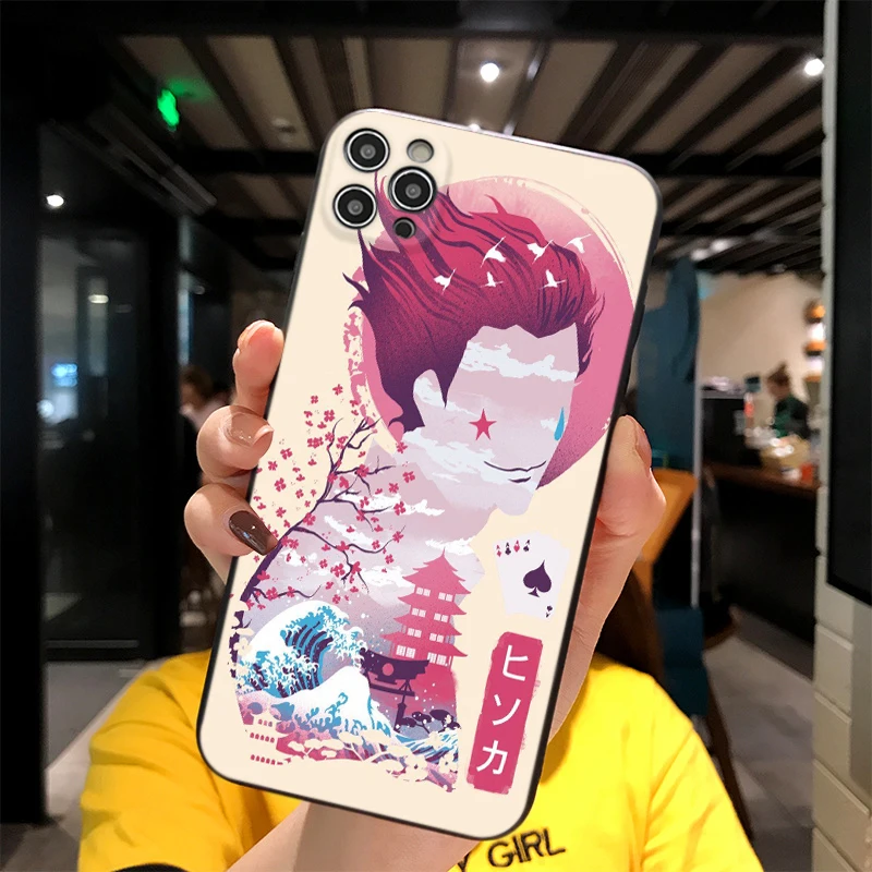 

For iPhone Japanese Anime Print Soft Matt Apple Case 6 7 8 11 12 Plus Pro X XR MAX 2021 Cover