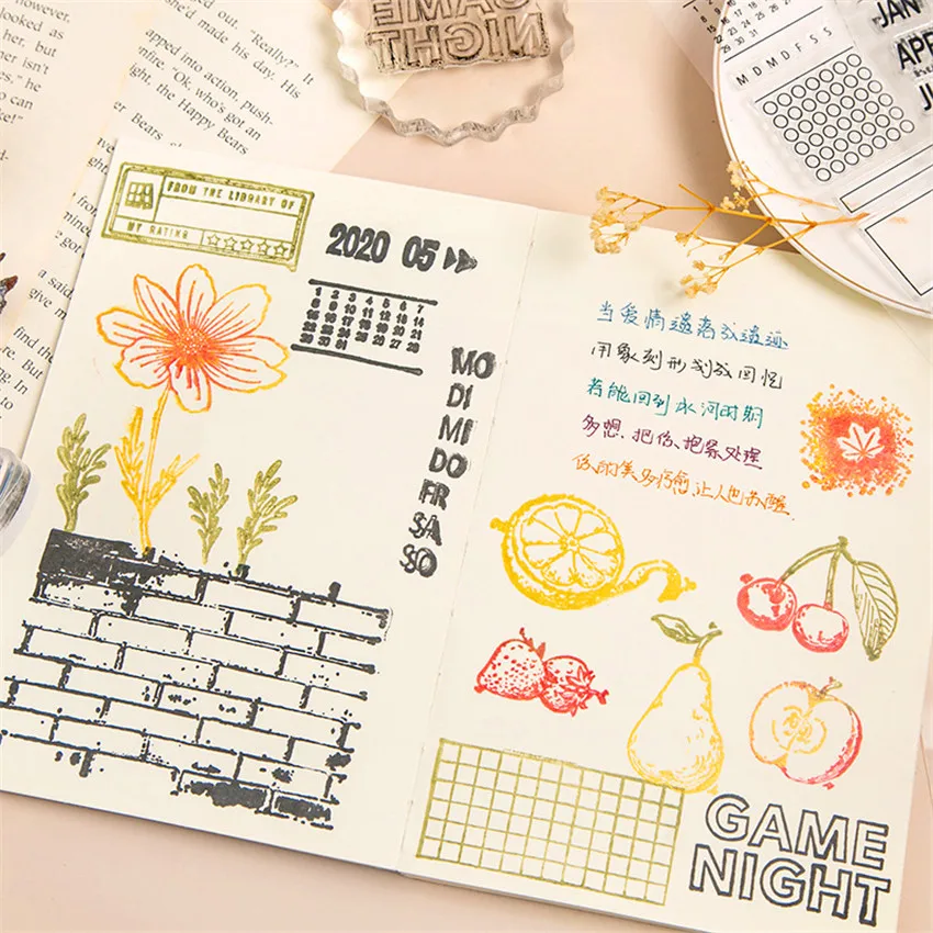 Горячая Распродажа прозрачная печать с буквами 11*16 см силиконовая отметка DIY