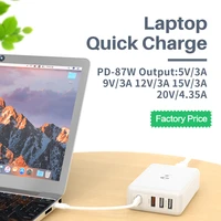 fast pd charger 100w qc3 0 quick charge type c usb station hub for ipad macbook xiaomi iphone x pro 13 12 mobile phone chargers