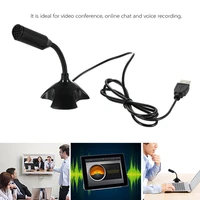 2020 new usb laptop microphone mini speech microphone mic stand with holder for pc laptop desktop computer notebook
