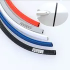 2 м, защитная полоса для края автомобильной двери, защита от царапин, отделка автомобильной двери, Противоударная полоса из ПВХ с U-стальным листом, украшение автомобиля