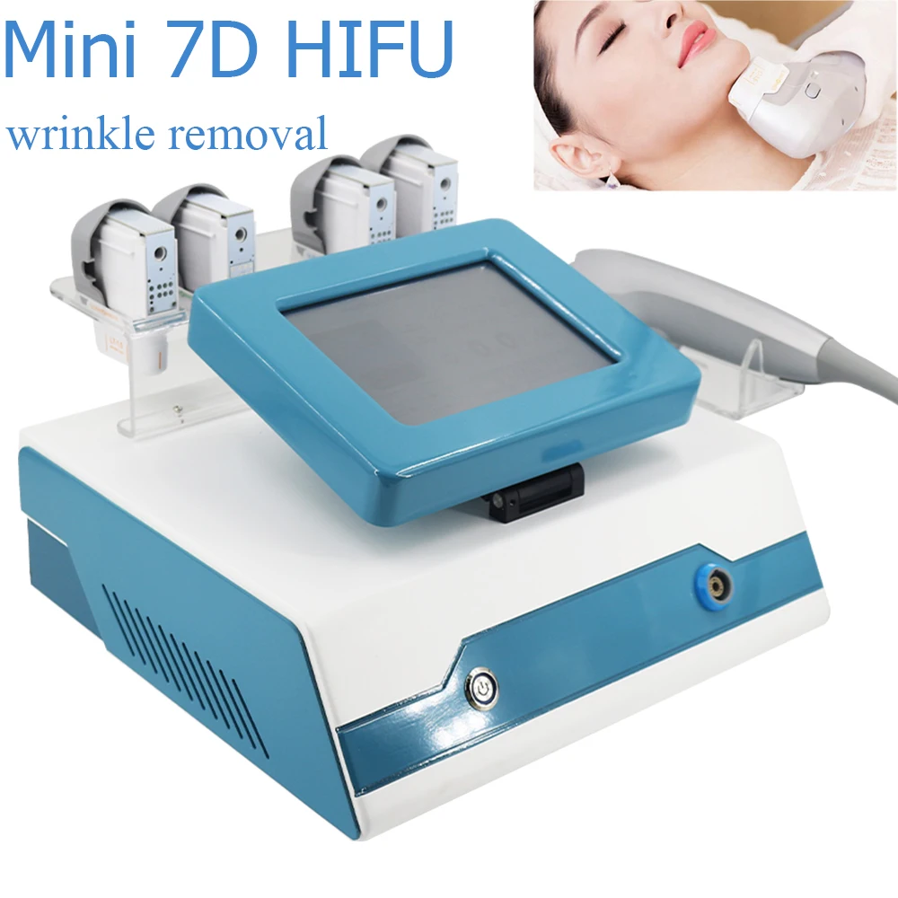 

Ультразвуковой аппарат для удаления морщин 7D Hifu, антивозрастное устройство для укрепления кожи, лифтинг лица, похудение тела, мини-оборудов...