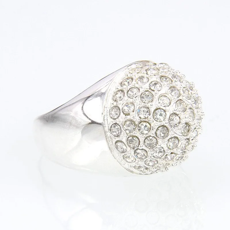 Хит продаж высокое качество Мозаика Белый Кристалл Кубический Цирконий круглое