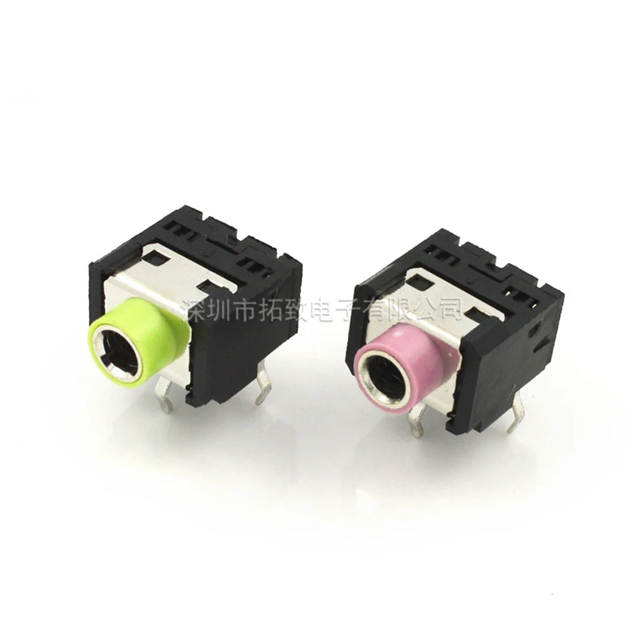 

50PCS/Lot PJ-306 3.5MM 3.5 Audio Female Socket/Jack Connector 5Pin Dual-Track