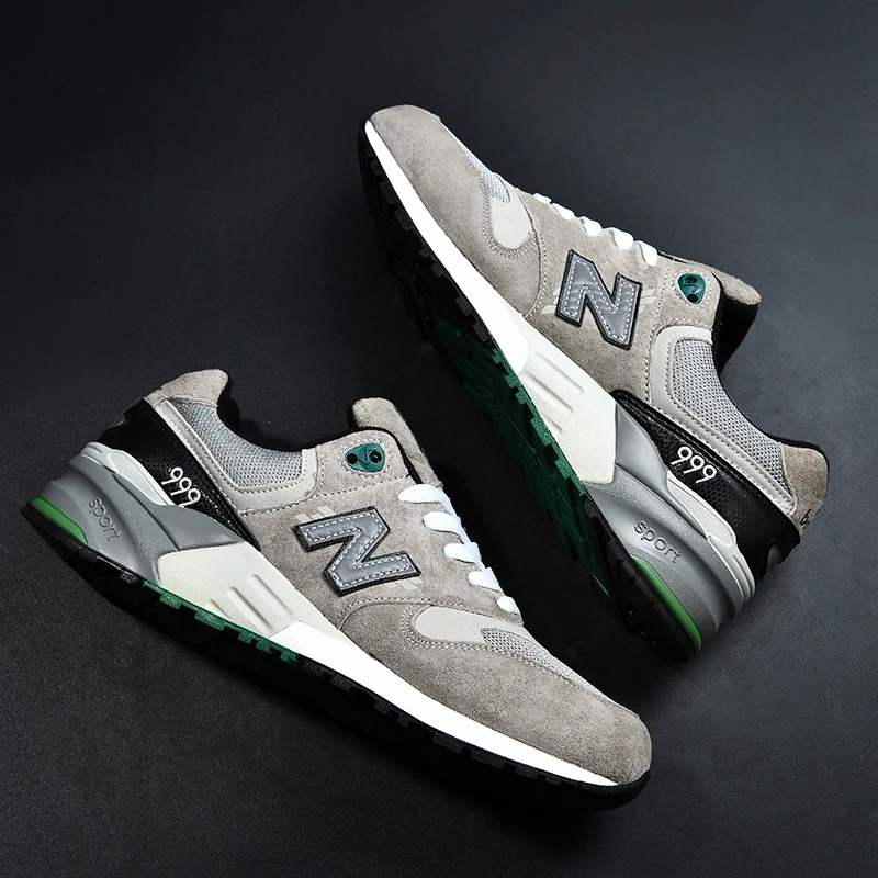 

New flagship store genuine 999 couple net NB noodles 574 casual sneakers men's new color matching color hiking shoes