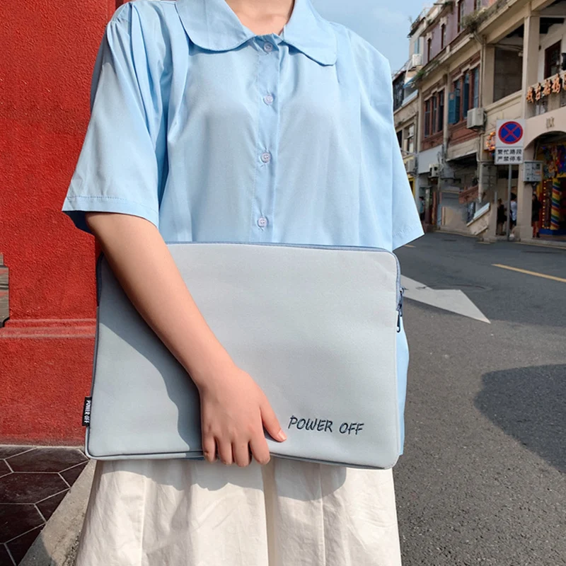 Casual Laptop Bag Sleeve Case for Women Men Solid Color Notebook Tablet MacBook Air Pro Xiaomi Huawei Dell | Компьютеры и офис