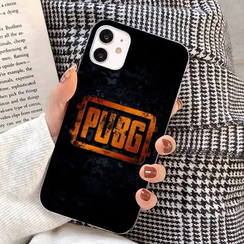 

PUBG Game Phone Case for iPhone 8 7 6S Plus X 5S SE 2020 XR 11 12 mini pro XS MAX