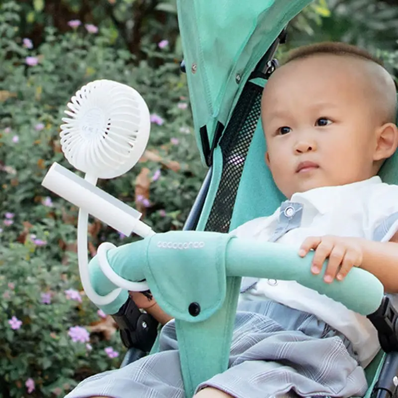 

Mini Desktop Clip Fan Portable Rotary Cooling Fan Air Cooler with 3 Speed Adjustable for Home Office