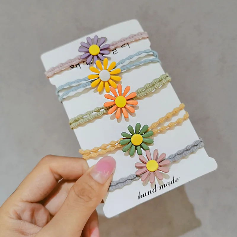 Детская резинка для волос 5 шт./компл. с мультяшными животными|Аксессуары девочек|