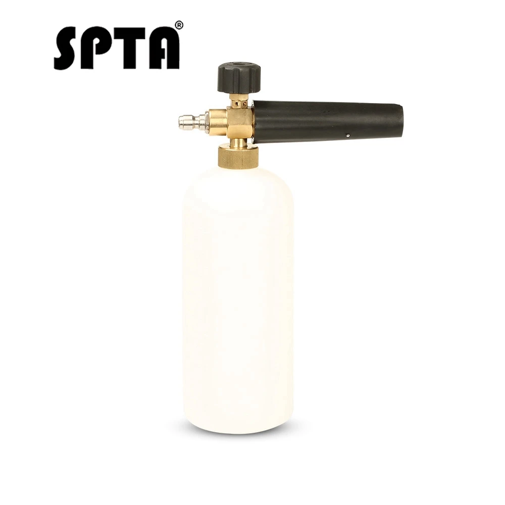 

SPTA Tornado Snow Foam Lance Car Beauty Cleaning Tools High Pressure Foam Gun Finger Grip Snow Foam Cannon Car Washing Sprayer