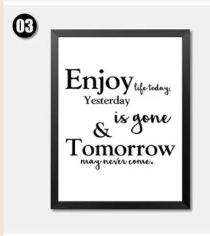 Nordic Modern Simple and Fresh Forest English Decorative Painting Pictures for Living Room Wall Art Canvas Garden Decoration | Дом и сад