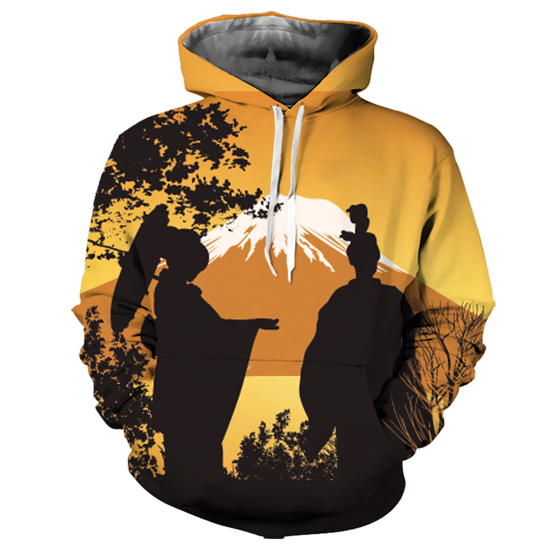 

Настоящий американский размер на заказ Высокое качество Geisha и пагода сублимационная печать размера плюс размер толстовки