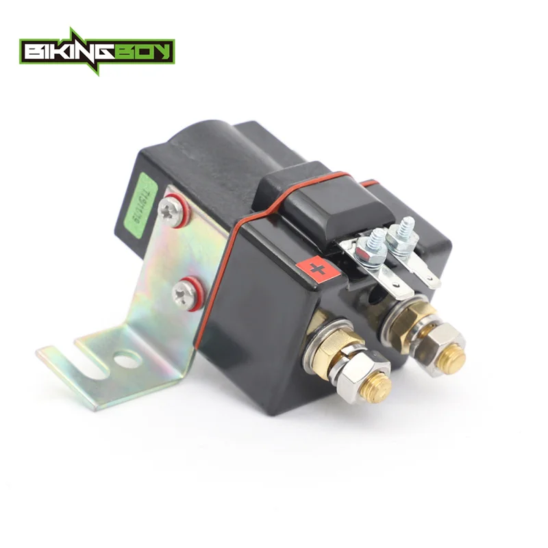 

BIKINGBOY клубный автомобиль Электрический соленоид 48 В для гольф-тележки DS/прецедент 95-21 01 02 03 04 05 06 07 08 09 OEM 101908701 4 клемма