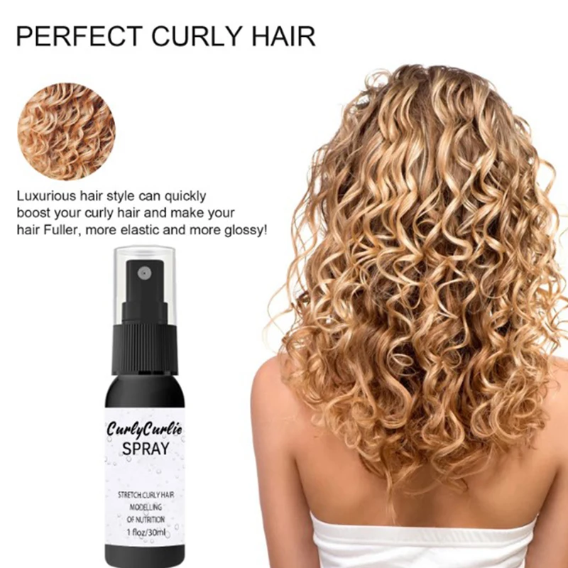 

Spray Hair Curling Essence Curl Enhancer Styling Defining Spraying Mist