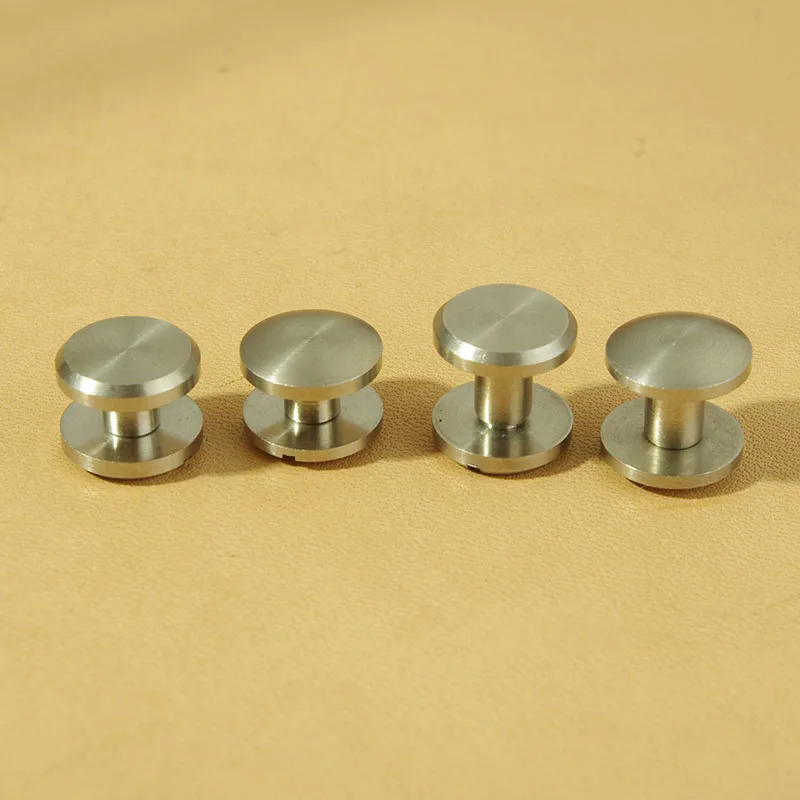 Один шт. диаметр 8 мм бумажник в стиле дуги винтовой ремень Чикаго заклепка сделай