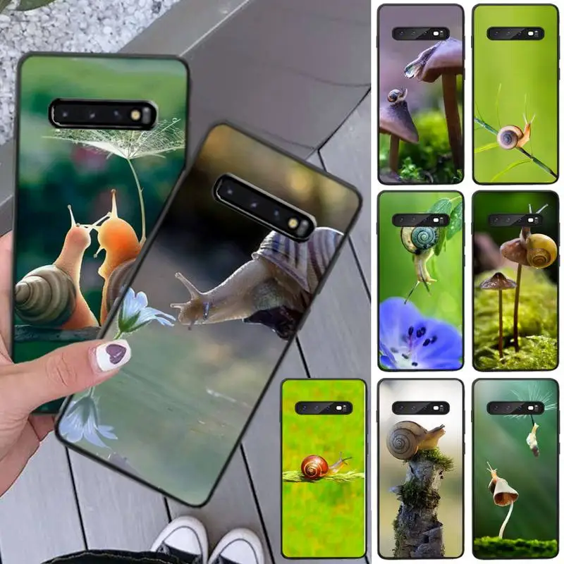 Телефонный чехол Happy Snail оболочка чехлы для Samsung Galaxy A10 A20 A30S A40 A50 A51 A70 A71 Note 8 9 10
